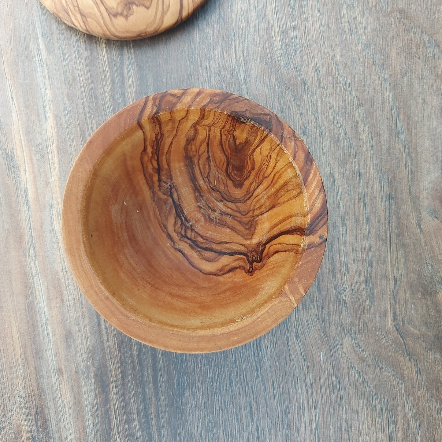 Pot à épices en bois d'olivier