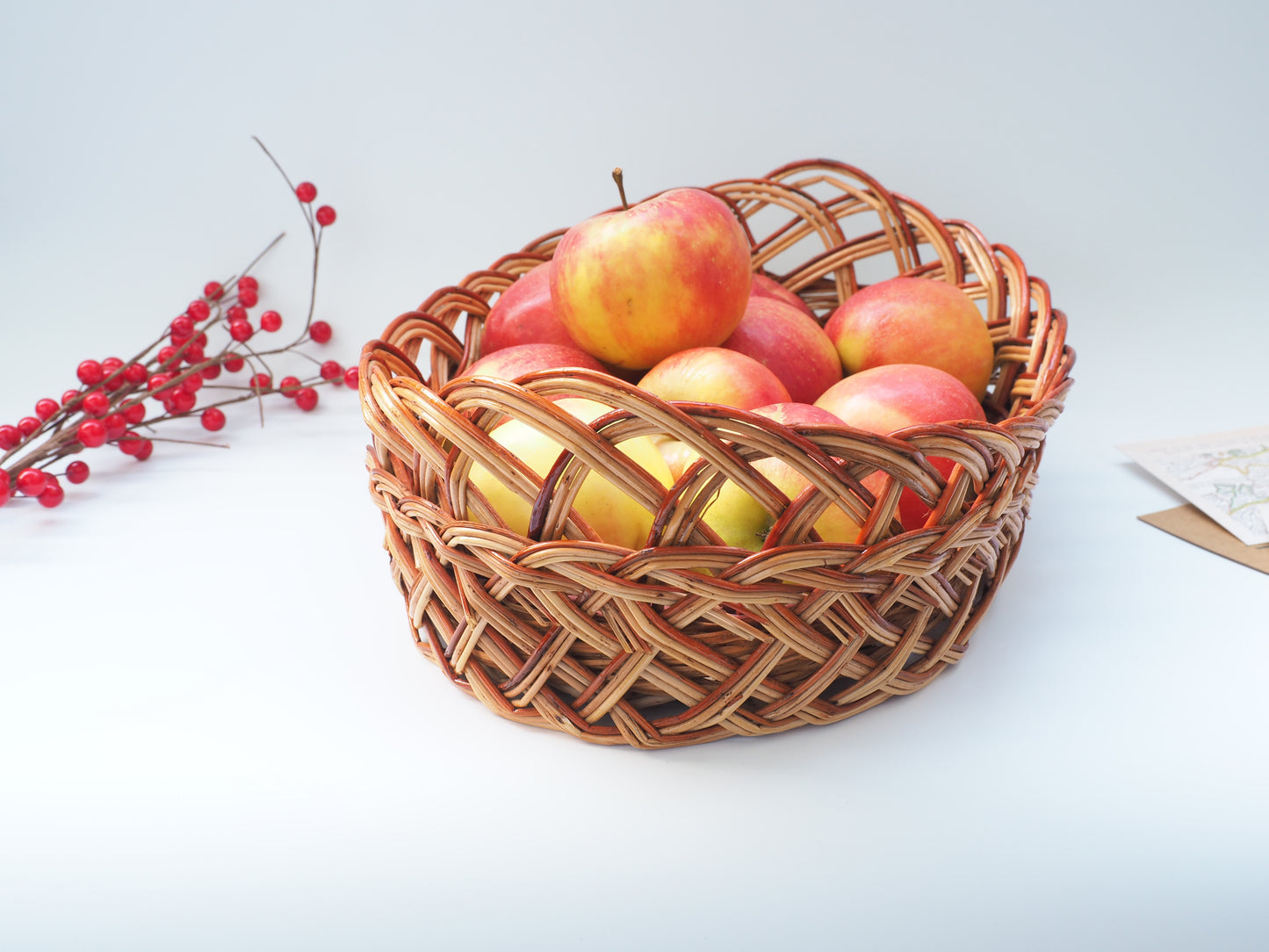 Handgefertigter Weidenkorb aus Naturweide – Rustikales Design, 33 x 24 x 11 cm