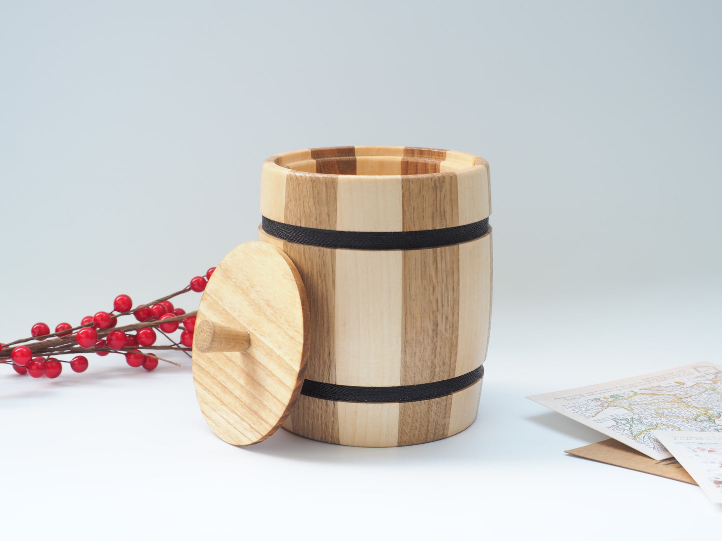 Storage jars, barrel-shaped, dark