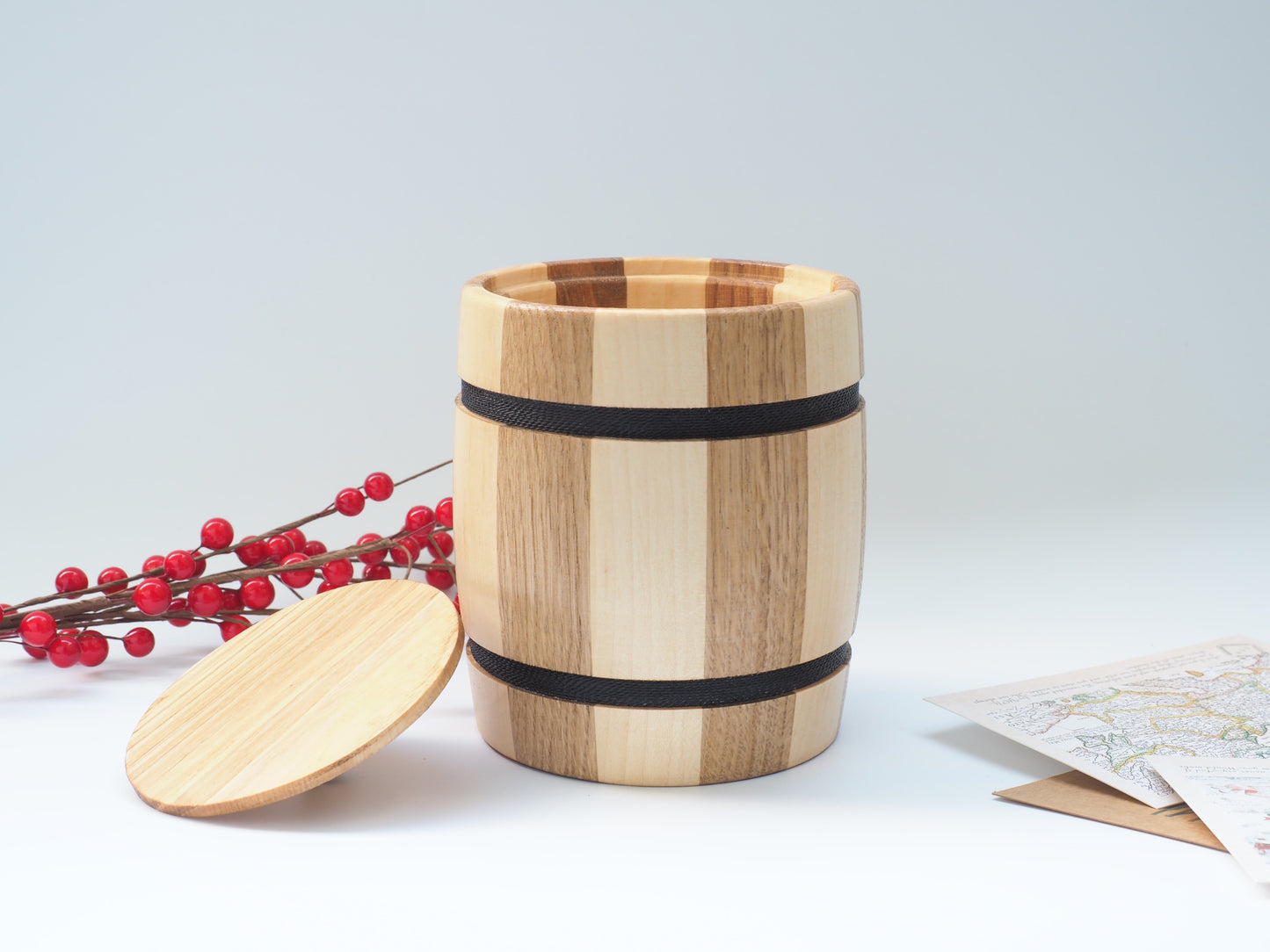 Storage jars, barrel-shaped, dark