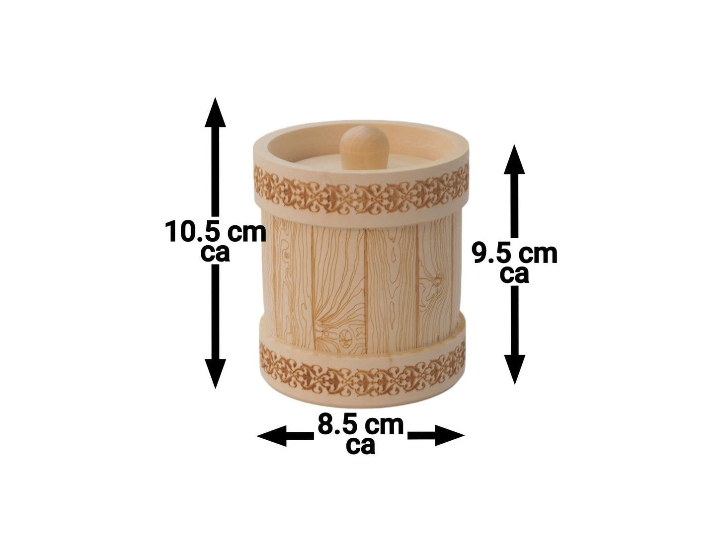 Kleine Vorratsdosen in Fässerform aus Lindenholz - ein nachhaltiges Geschenk mit Stil