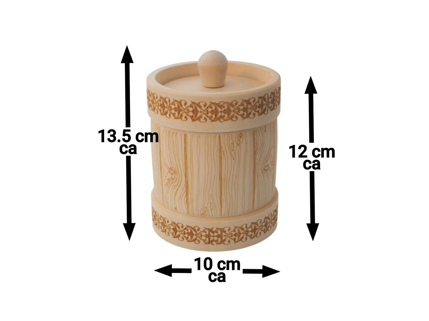 Kleine Vorratsdosen in Fässerform aus Lindenholz - ein nachhaltiges Geschenk mit Stil