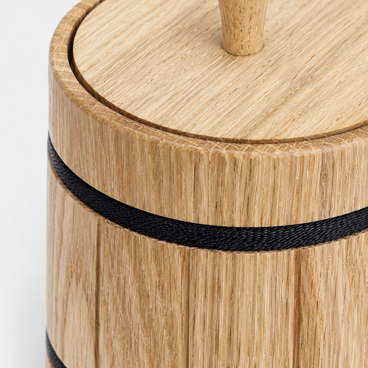 Handgefertigte Holzdose mit Deckel – Vorratsdose 14 × 12 cm