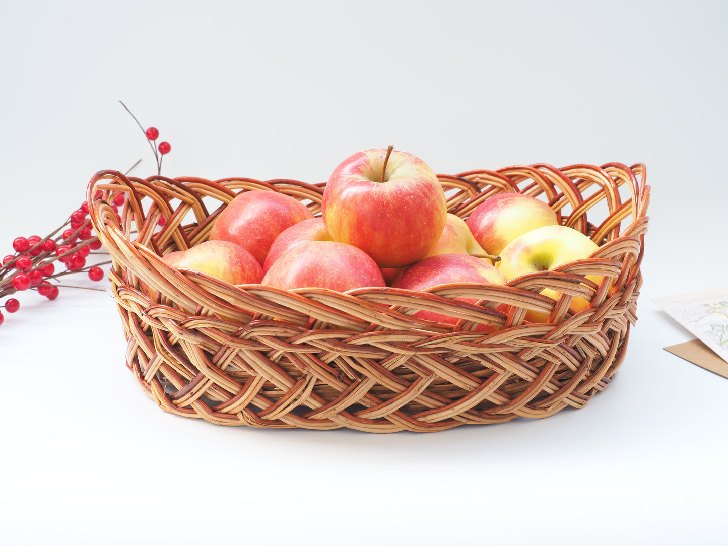 Handgefertigter Weidenkorb aus Naturweide – Rustikales Design, 33 x 24 x 11 cm