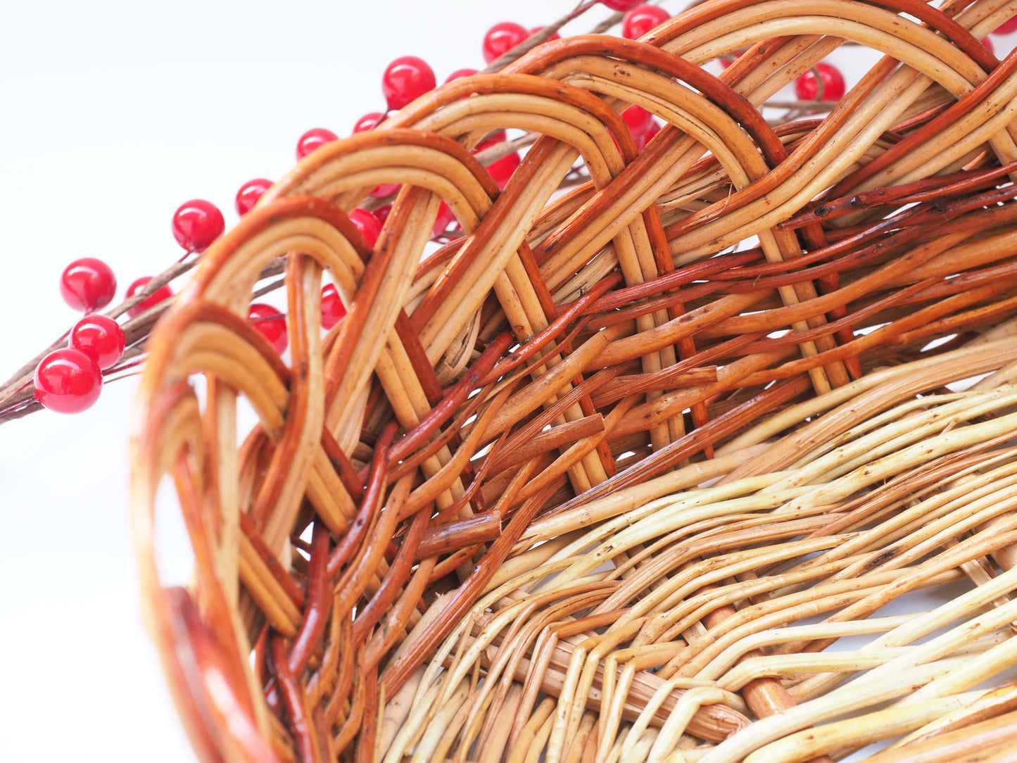Handgefertigter Weidenkorb aus Naturweide – Rustikales Design, 33 x 24 x 11 cm
