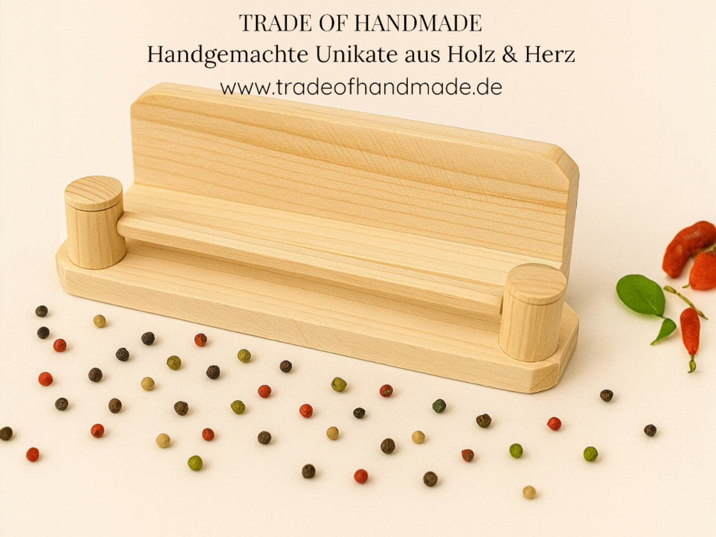 Handgemachtes Gewürzstreuer-Set aus Holz in Pilzform – Salz & Pfeffer Streuer nachhaltig & dekorativ