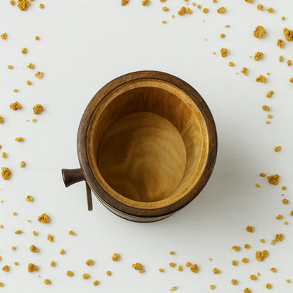 Handgemachte Holz-Vorratsdose – nachhaltiges Weihnachtsgeschenk